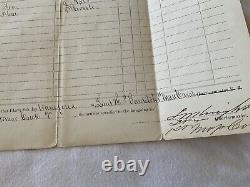 1st Mass CAVALRY SUPPLIES POTOMAC CREEK VA Lt Bowditch Jan 1863 CIVIL WAR 524