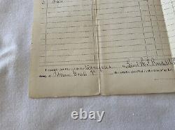 1st Mass CAVALRY SUPPLIES POTOMAC CREEK VA Lt Bowditch Jan 1863 CIVIL WAR 524