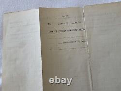 1st Mass CAVALRY SUPPLIES POTOMAC CREEK VA Lt Bowditch Jan 1863 CIVIL WAR 524