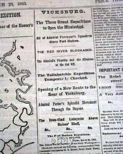 1st Medal of Honor Recipients with Jacob Parrott & More Civil War 1863 Newspaper