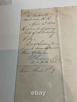208 CIVIL WAR Reconstruction Era LA FT McCOMB 4 DOCUMENTS PONTCHARTRAIN RR 1866