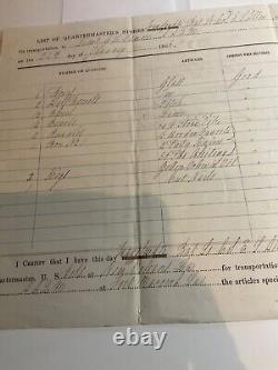 208 CIVIL WAR Reconstruction Era LA FT McCOMB 4 DOCUMENTS PONTCHARTRAIN RR 1866