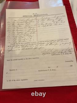 208 CIVIL WAR Reconstruction Era LA FT McCOMB 4 DOCUMENTS PONTCHARTRAIN RR 1866