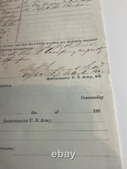 208 CIVIL WAR Reconstruction Era LA FT McCOMB 4 DOCUMENTS PONTCHARTRAIN RR 1866