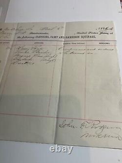 208 CIVIL WAR Reconstruction Era LA FT McCOMB 4 DOCUMENTS PONTCHARTRAIN RR 1866