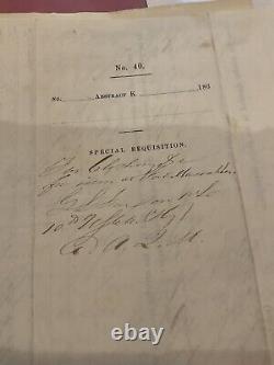 208 CIVIL WAR Reconstruction Era LA FT McCOMB 4 DOCUMENTS PONTCHARTRAIN RR 1866