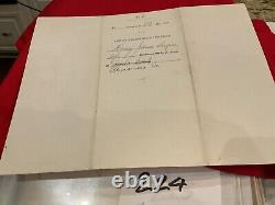 224 Gettysburg Hospital Chief Dr Henry Jane sgd Supply List Alex Va 65 CIVIL WAR