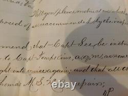 225 1865 Letter sgd Col James GC Lee to Gen Meigs Ref. INVOICE Civil War