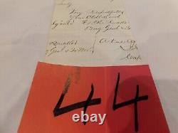 225 1865 Letter sgd Col James GC Lee to Gen Meigs Ref. INVOICE Civil War