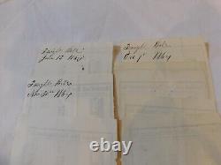 314 Civil War 8 Invoices Samuel Colt Steamboat City of Hartford Illustrated