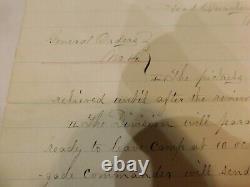 343 Civil War Army Potomac Third Corp Review Manuscript Order 1864 Detailed r40