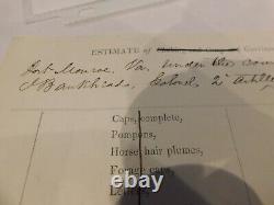 345 Gen. Jessup San Col Bankhead Pre Civil War Arty FA FT MONROE List 1850 r51
