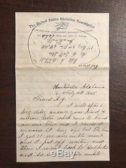 36th Illinois Infantry William Mitchell Civil War Letter Crystal Lake IL