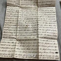 3 Antique Civil War Letters to Ohio Union Soldier in Quincy Illinois IL Hospital