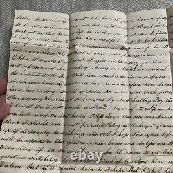 3 Antique Civil War Letters to Ohio Union Soldier in Quincy Illinois IL Hospital