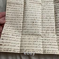 3 Antique Civil War Letters to Ohio Union Soldier in Quincy Illinois IL Hospital