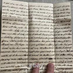 3 Antique Civil War Letters to Ohio Union Soldier in Quincy Illinois IL Hospital