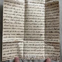 3 Antique Civil War Letters to Ohio Union Soldier in Quincy Illinois IL Hospital