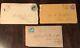 3 CIVIL War Covers With Letters & Stamps-confederate, Union & Post War