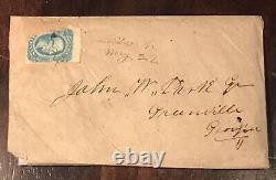 3 CIVIL War Covers With Letters & Stamps-confederate, Union & Post War