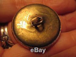 3 Civil War Brass Authentic Excellent Cond. Buttons 2 large one small MAKE OFFER