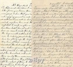 3 Civil War Letters 151st NY Hundreds Wounded at Antietam, McKim's Hospital