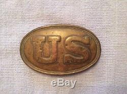 3 Civil War Original Belt Plate Buckles