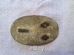 3 Civil War Original Belt Plate Buckles