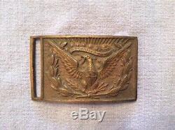 3 Civil War Original Belt Plate Buckles