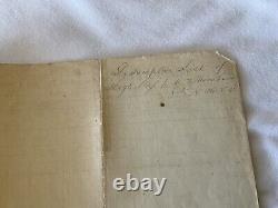 412 BATON ROUGE LA 1864 CIVIL WAR 8th NEW HAMPSHIRE VOLUNTEERS Clothing Account