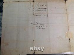 4351 Civil War Confederate Muster Roll CSA 1861 Co. E 60th Regt. Georgia Inf