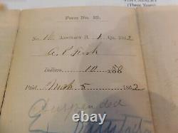 442 Sgn Col Sickles Civil War Illi Cav. Pilot Knob Missouri invoice 1862 General