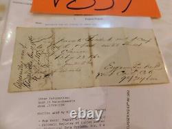 443 Civil War Pass Camp Classen MD 83rd NY 1862 Sgn Lt Pickett Wounded Antietam