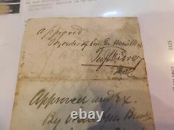 443 Civil War Pass Camp Classen MD 83rd NY 1862 Sgn Lt Pickett Wounded Antietam