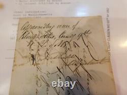 443 Civil War Pass Camp Classen MD 83rd NY 1862 Sgn Lt Pickett Wounded Antietam
