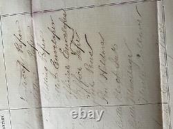 502 Mobile Bay Alabama Civil War May 1865 Supply Receipt 1st Mass Arty