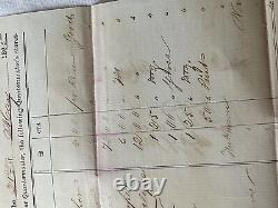 502 Mobile Bay Alabama Civil War May 1865 Supply Receipt 1st Mass Arty