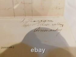 502 Mobile Bay Alabama Civil War May 1865 Supply Receipt 1st Mass Arty