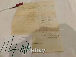 502 Mobile Bay Alabama Civil War May 1865 Supply Receipt 1st Mass Arty
