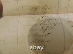 502 Mobile Bay Alabama Civil War May 1865 Supply Receipt 1st Mass Arty