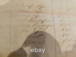 502 Mobile Bay Alabama Civil War May 1865 Supply Receipt 1st Mass Arty