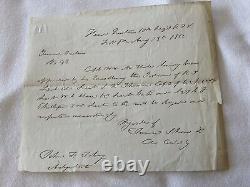 556 Civil War Rhode Island Vol. Ft Pennsylvania 1862 Officer Several Promotion
