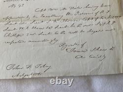 556 Civil War Rhode Island Vol. Ft Pennsylvania 1862 Officer Several Promotion