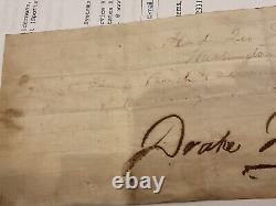 591 CIVIL War 1861 Drake De Kay Sgn Pass H Bush Owner And Slave Washington