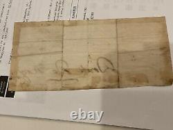 591 CIVIL War 1861 Drake De Kay Sgn Pass H Bush Owner And Slave Washington