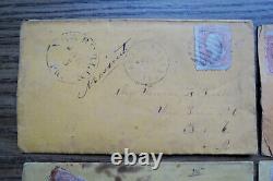 5 CIVIL War Covers Envelopes Royersford & Lower Providence Pa Postmarks