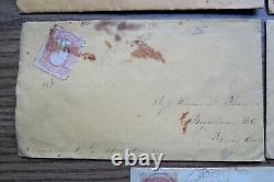 5 CIVIL War Covers Envelopes Royersford & Lower Providence Pa Postmarks
