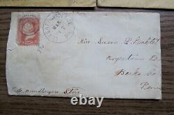 5 CIVIL War Covers Envelopes Royersford & Lower Providence Pa Postmarks