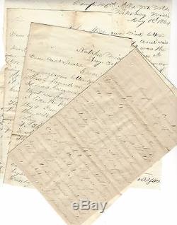 5 Civil War Letters 46 Illinois Many Wounded at Shiloh Jawhawkers Capture 300