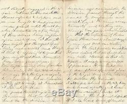 5 Civil War Letters 46 Illinois Many Wounded at Shiloh Jawhawkers Capture 300